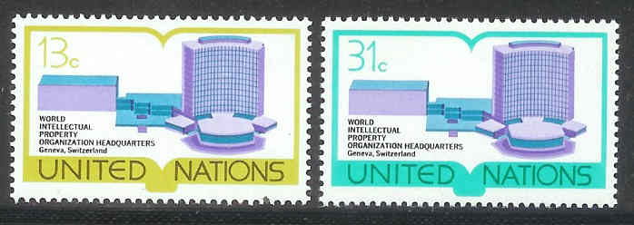 UNO New York 1977 MNH Stamp(s) W.I.P.O. 303-304 #3903 - Andere & Zonder Classificatie