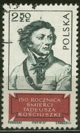 Mi.No. 1807, Pologne, 1967, 14ème Okt, 150. Jour De Décès Des Tadeusz Kosciuszko - Neufs