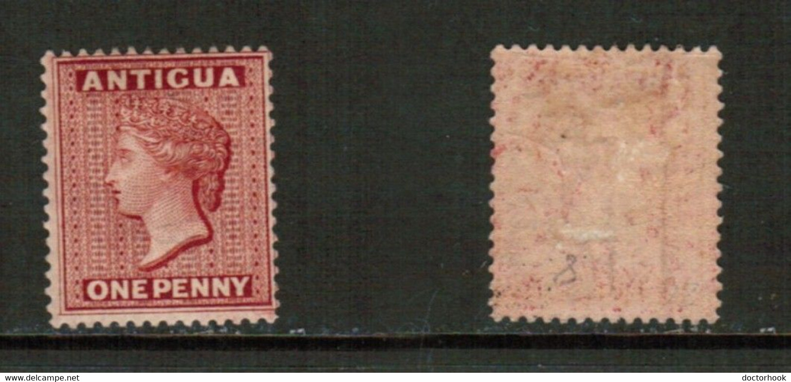 ANTIGUA  Scott # 8* MINT LH ORIGINAL GUM (CONDITION AS PER SCAN) (WW-1-24) - 1858-1960 Colonia Britannica