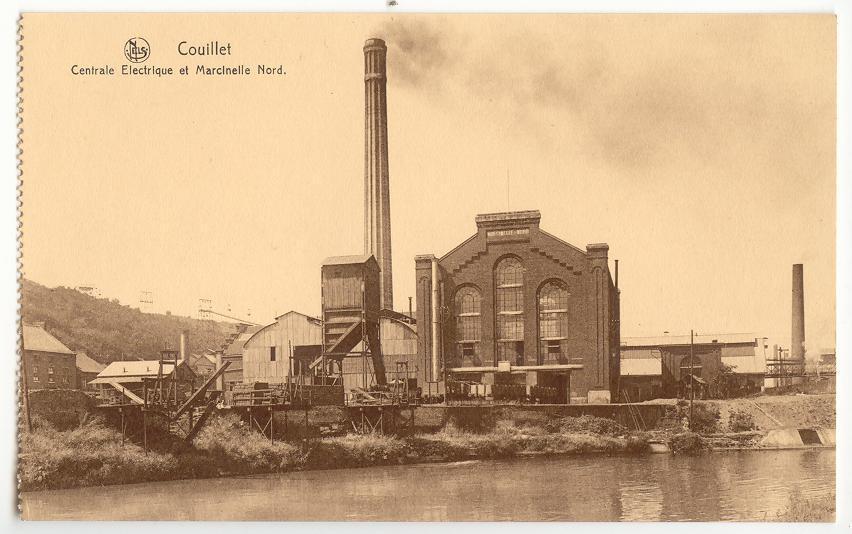 1357 - COUILLET - Centrale électrique Et Marcinelle Nord - Industrie