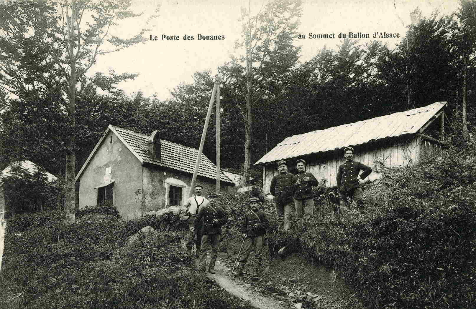 Le Poste Des Douanes Au Sommet Du Ballon D'Alsace - Aduana