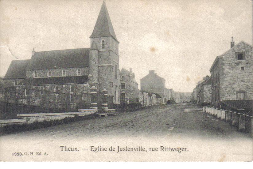 THEUX  Eglise De Juslenville ,rue Rittweger - Theux