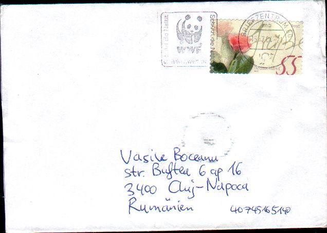 Germany Cover Mailed With Postmark WWF 2004. - Other & Unclassified