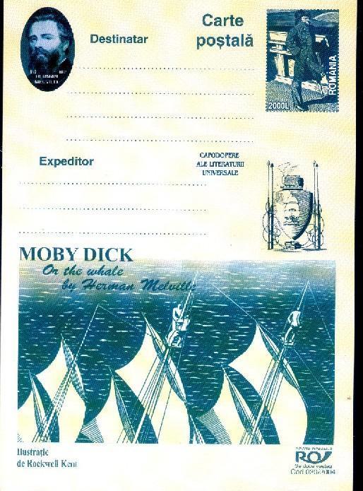 WAHLE 9 Post Cards 2004 New  Postmark,MOBY DIK Special Postmark HERMAN MELVILLE Writer. - Baleines