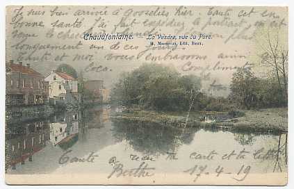 Chaudfontaine - La Vesdre, Vue Du Parc - Chaudfontaine