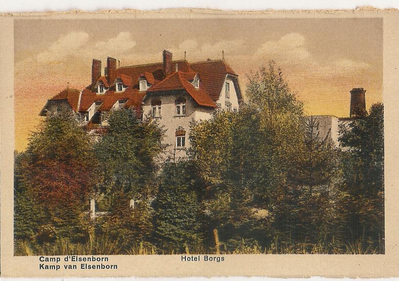 Camp D´elsenborn Hotel Borgs Carte Couleur (b608) - Elsenborn (camp)