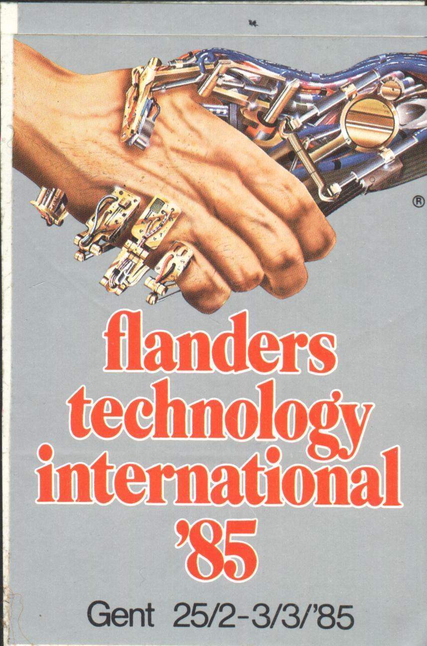 Autocollant Flanders Technology International '85 (Gent) - Adesivi