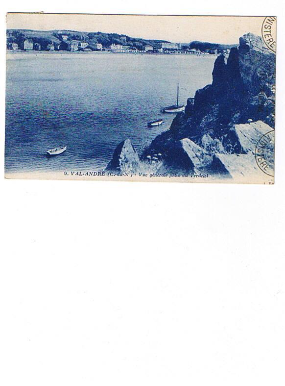 22     VAL ANDRE    9  Vue Générale    Carte Circulée - Pléneuf-Val-André