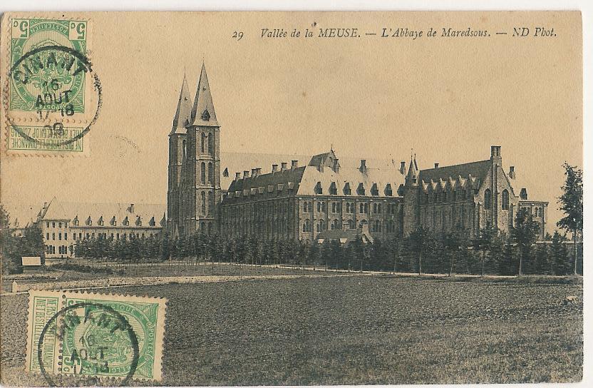 Maredsous Abbaye 1909  (c515) - Anhée