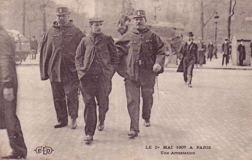 LE 1er MAI 1907 à PARIS. Une Arrestation.(Grève,Gendarmes) - Sciopero