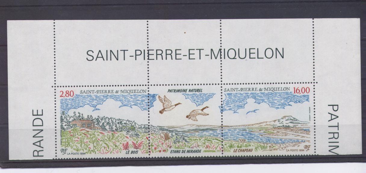Saint-Pierre-et-Miquelon,   Patrimoine Naturel Des Iles, 1994, N° 604A Yvert Neuf ** - Sonstige & Ohne Zuordnung