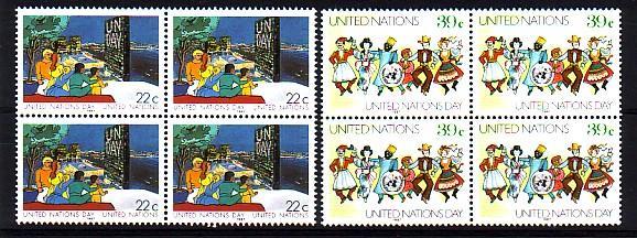 NATIONS UNIS - Bureau De NEW YORK - 508/509**(bloc De 4) Cote 12,40 Euros Depart à 10% - Unused Stamps