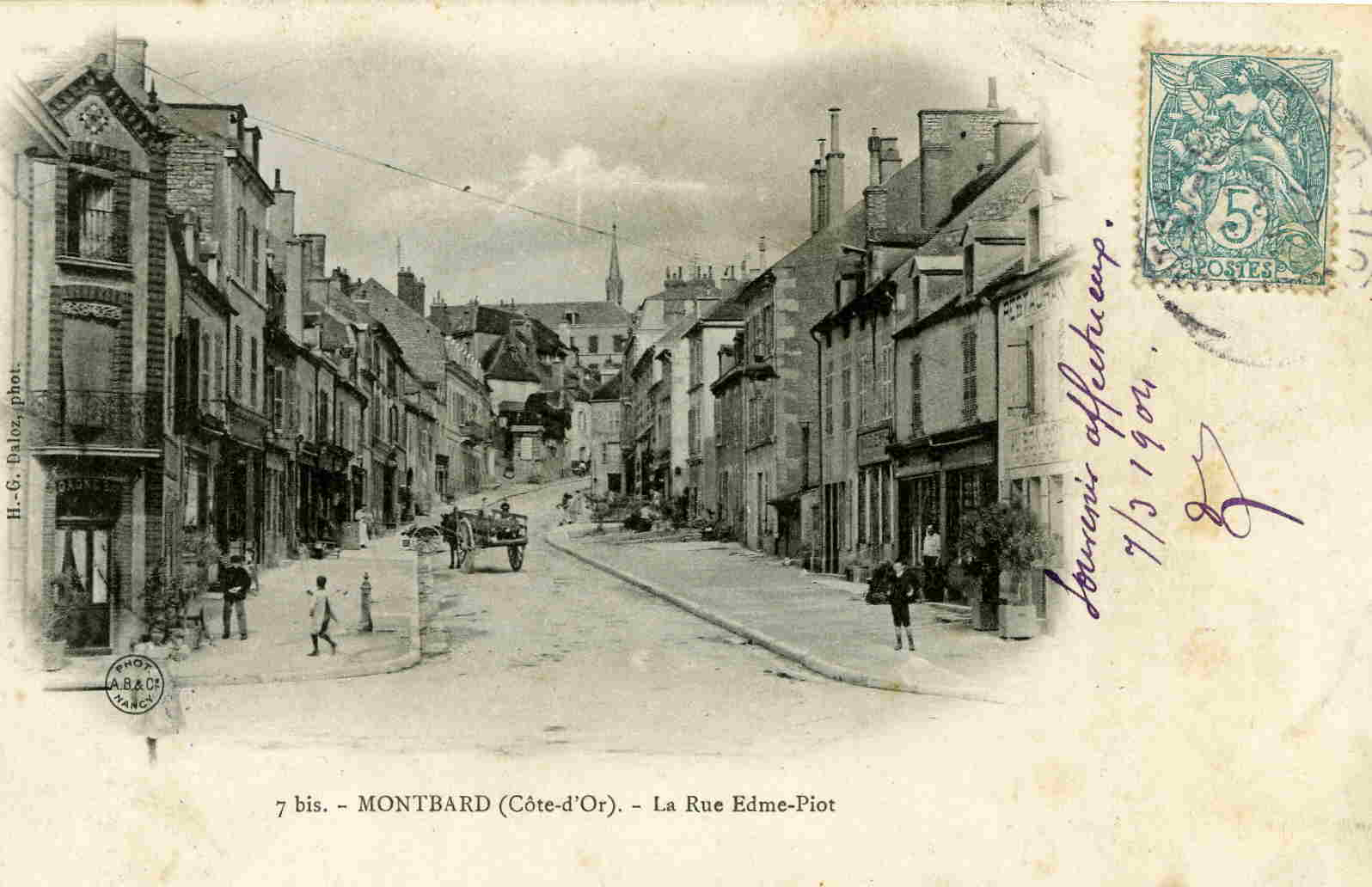 MONTBART - La Rue Edme-Piot - Montbard