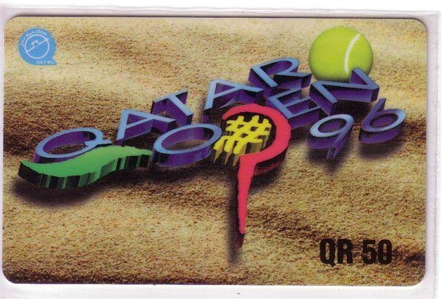 TENNIS - QATAR OPEN 1996 (Qatar Very Old & Rare Card - Autelca System) * Tenis Sport - Sport