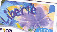 NOUVELLE CALEDONIE RECH GSM LIBERTE OPT 1000 VALID 31.12.2006 CARTON UT - Neukaledonien