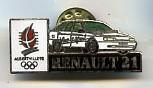 @+ Pin´s Renault JO Alberville 92 - R21 - Renault