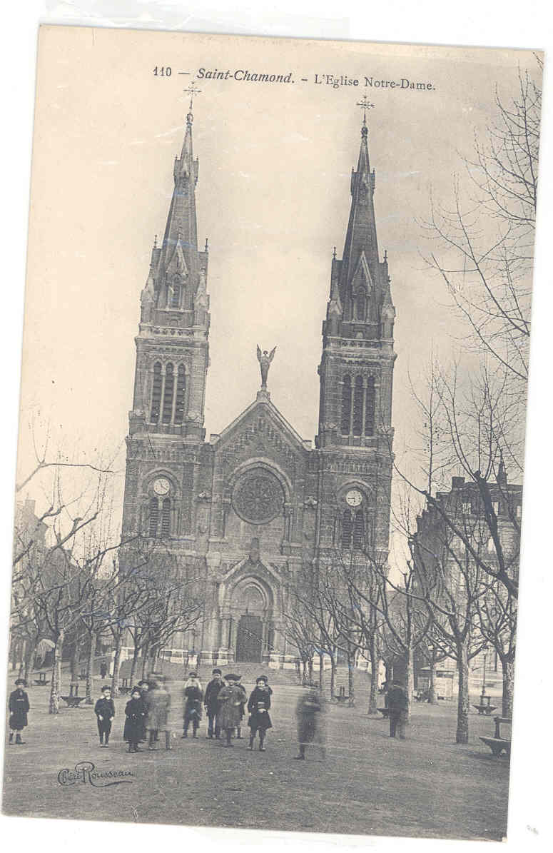 42 - St Chamond - L´Eglise NOTRE DAME - ANIMATION D´ENFANTS - Saint Chamond