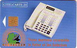 COTE D´IVOIRE CITELCOM 20U  RARE - Ivoorkust