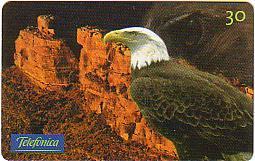 BRESIL SUPERBE AIGLE 30U - Eagles & Birds Of Prey