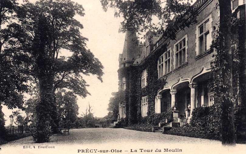 CPA Précy-sur-Oise (60, Oise) La Tour Du Moulin, 1924 - Précy-sur-Oise