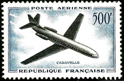 .Yvert P.A. 36 - Sud-Aviation "Caravelle) [*] - 1927-1959 Mint/hinged