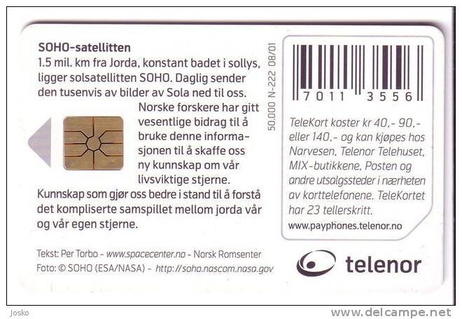 ESPACE CENTER ( Norvege Limited Card )*** Space - Cosmos - Universe - Univers - Weltall - Universum - Universo - Spazio* - Norway