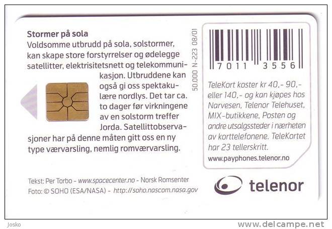 ESPACE CENTER ( Norvege Limited Card )*** Space - Cosmos - Universe - Univers - Weltall - Universum - Universo - Spazio* - Norway