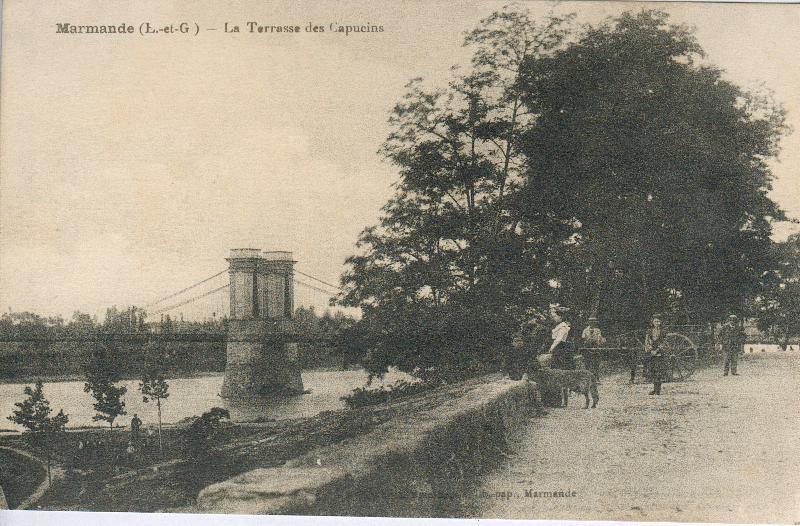 47 - MARMANDE. La Terrasse Des Capucins. - Marmande