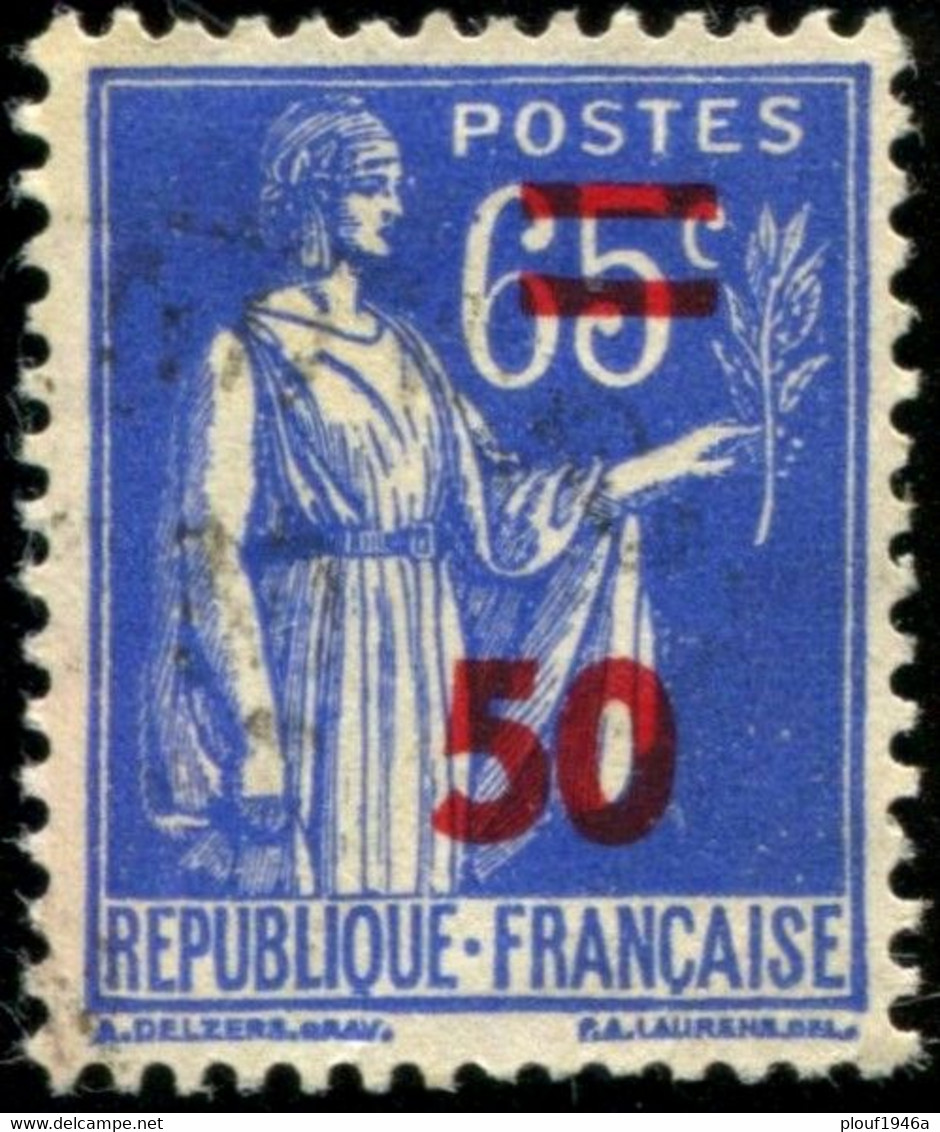 Pays : 189,04 (France : Etat Français)  Yvert Et Tellier N° :  479 (o) - 1932-39 Paz