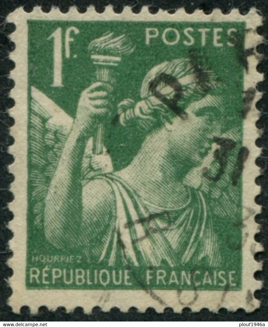 Pays : 189,03 (France : 3e République)  Yvert Et Tellier N° :  432 (o) - 1939-44 Iris