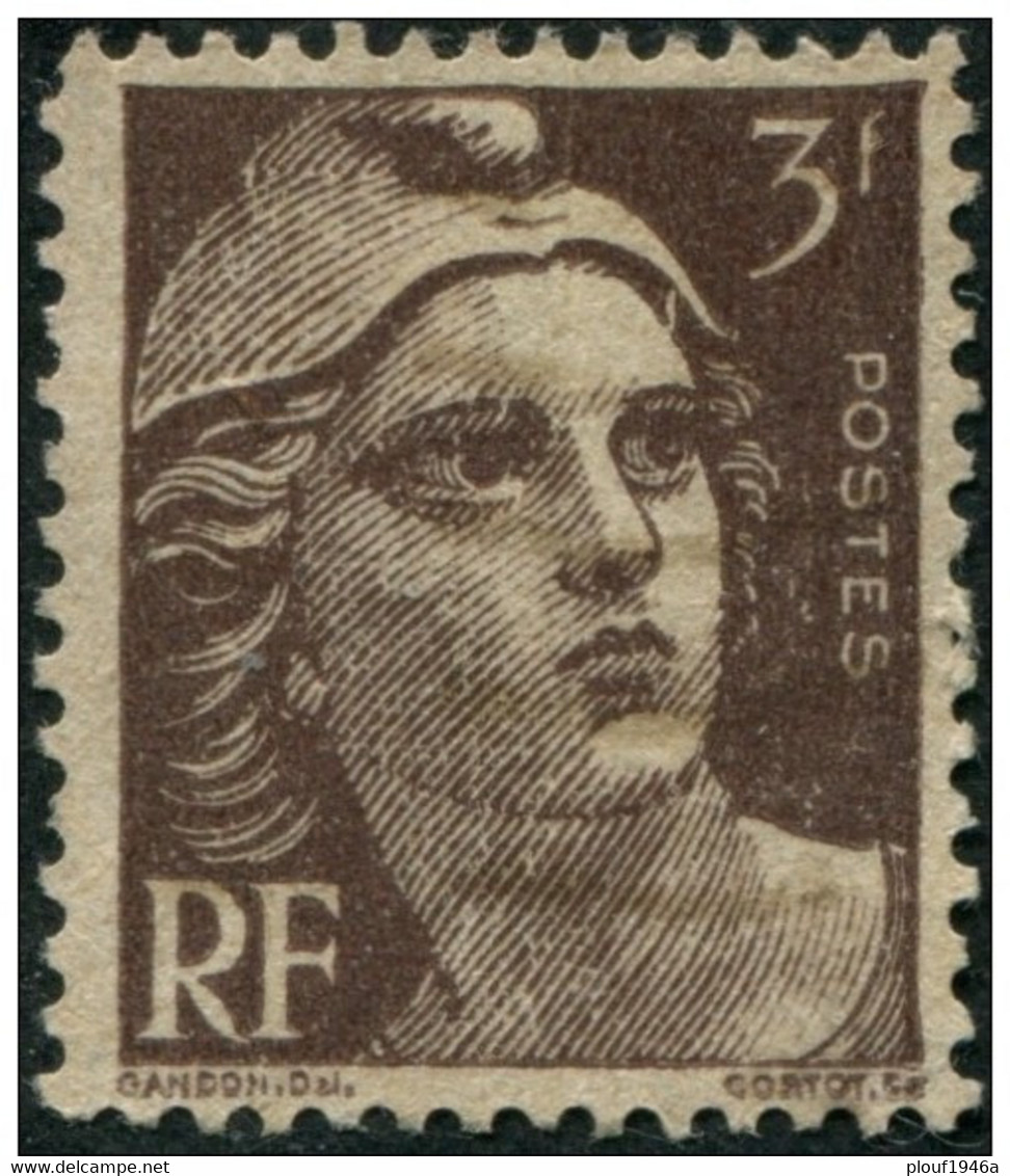 Pays : 189,06 (France : 4e République)  Yvert Et Tellier N° :  715 (o) - 1945-54 Marianne De Gandon