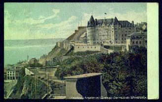 CHATEAU FRONTENAC --- VIEW FROM Laval University (PC-8) - Québec - Château Frontenac