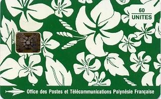 @+ Polynésie Francaise - Pareo Vert SC5 Brillante N°rouge (C41043826) - Polinesia Francesa