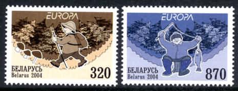 BELARUS - WIT-RUSLAND : 04-05-2004 : (**) Set : Europa CEPT 2004 - 2004