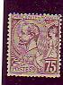 Timbre Monaco N° 19 *  75C Violet-brun S.orange Charniére Côte 38 - Other & Unclassified