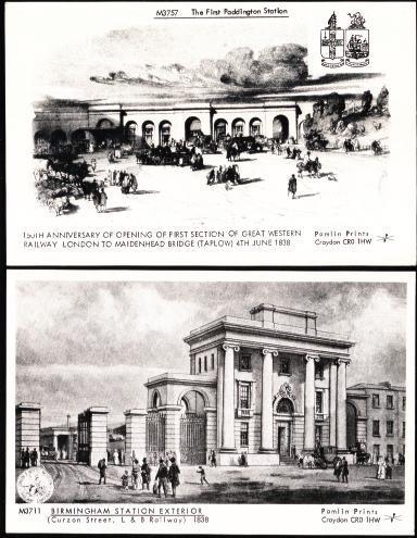 (2) Railway Station Exteriors, Paddington And Birmingham, U.K. - Birmingham