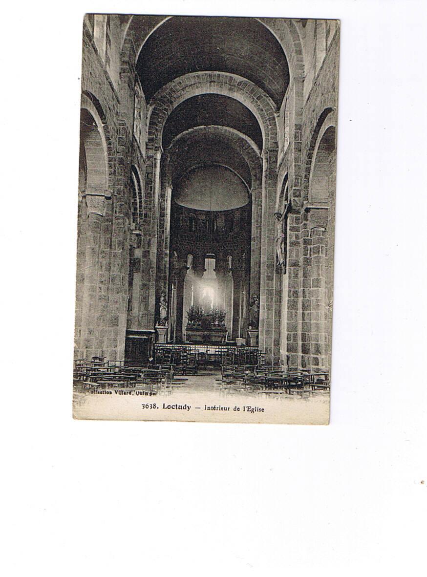 29  LOCTUDY   3638   Interieur De L église  Carte Neuve - Loctudy