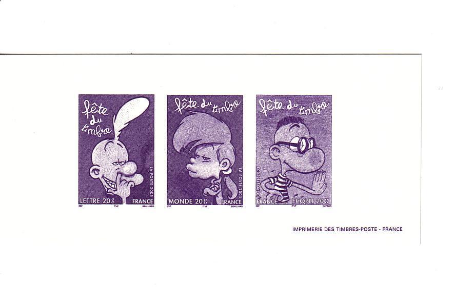 FRANCE GRAVURE De L'Imprimerie Des Timbres-Poste Fête Du Timbre 2005 Oeuvres De ZEP: TITEUF, NADIA Et MANU - Comics