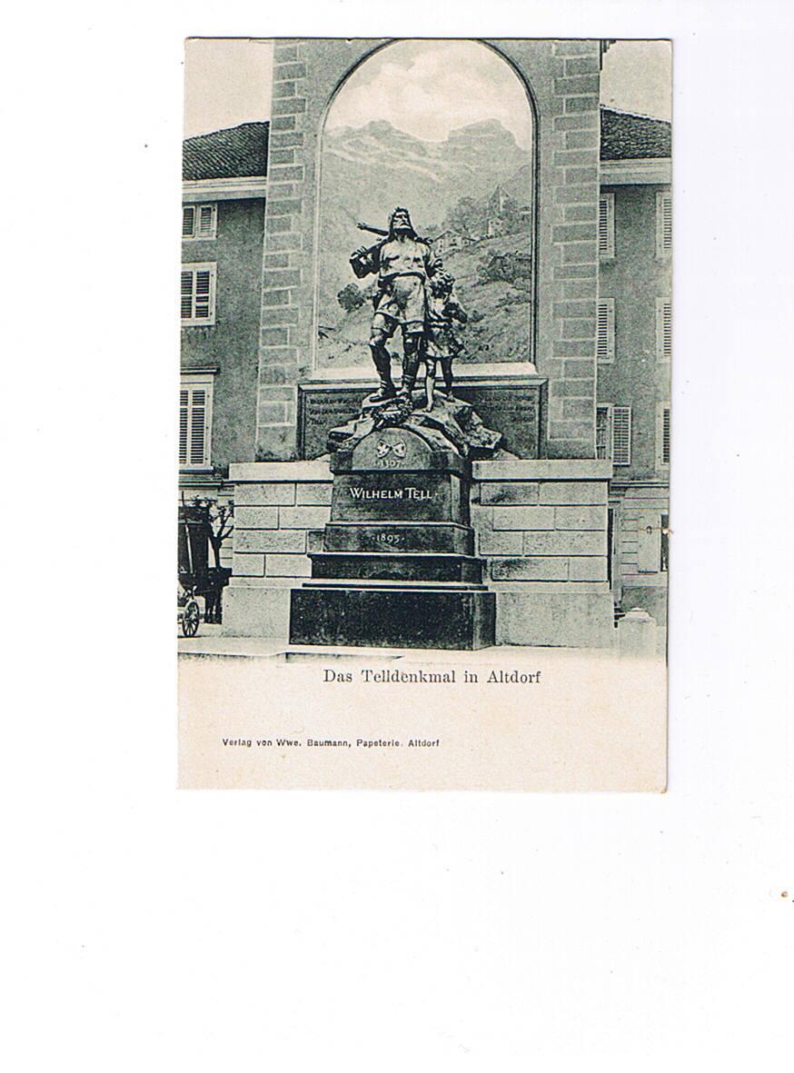 CH    ALTDORF    Telldenkmal      Carte Neuve  Dos Non Séparé   1904 - Altdorf