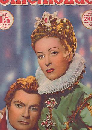 CINEMONDE : N° 681/1947 : Jean MARAIS & Danielle DARRIEUX - Magazines