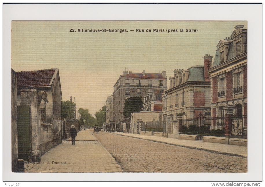 Villeneuve St Georges, Rue De Paris (près De La Gare) - Villeneuve Saint Georges