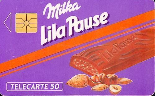 MILKA LILA PAUSE 50U GEM 10.90 ETAT COURANT - 1990