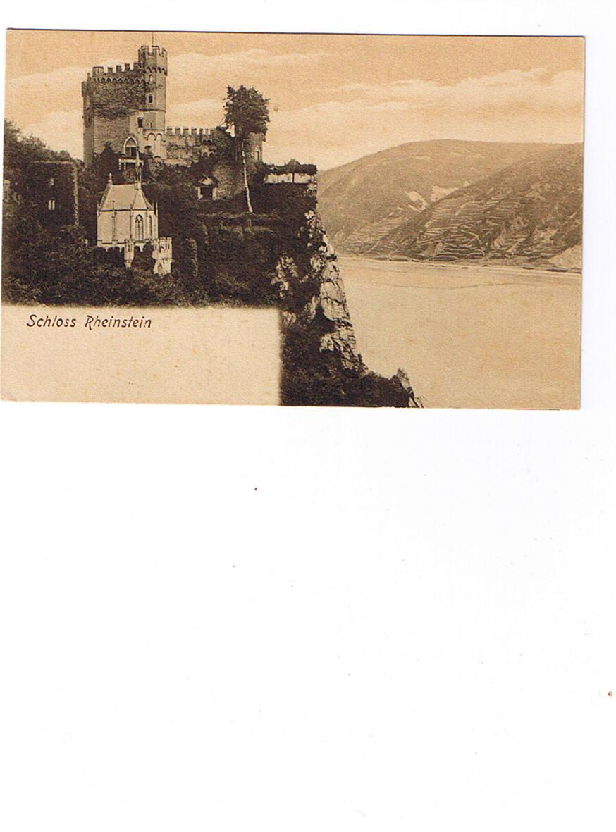 ALLEMAGNE    SCHLOSS RHEINSTEIN     Carte Neuve  Dos Non Séparé  1904 - Bingen