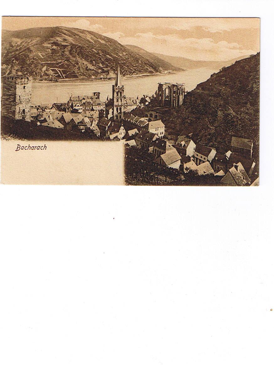 ALLEMAGNE    BACHARACH     Carte Neuve  Dos Non Séparé  1904 - Rhein-Hunsrück-Kreis