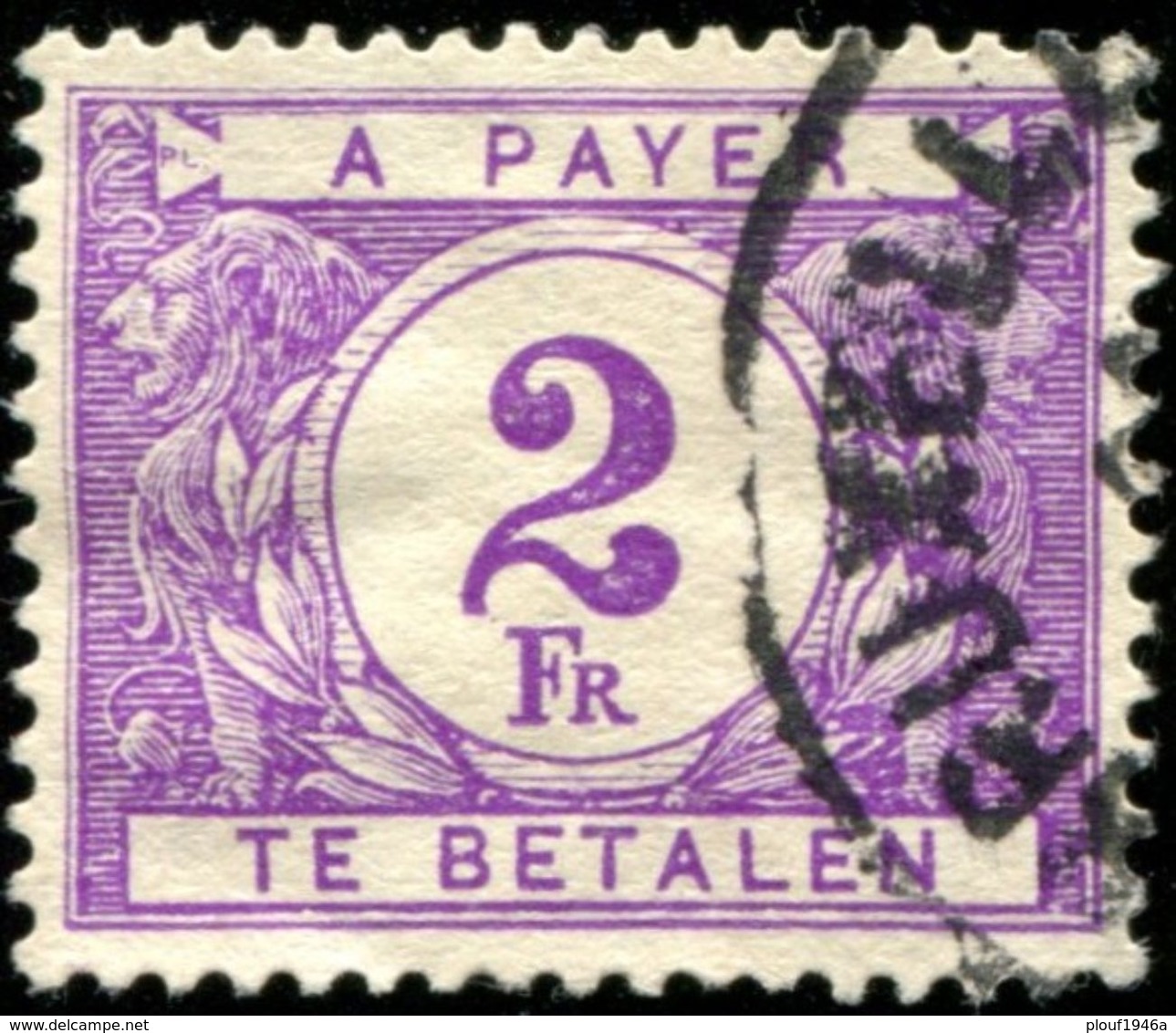COB N° : TX  47 (o) - Postzegels