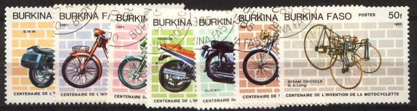 BURKINA FASO MOTORCYCLES MOTOREN BICYCLE FIETS - Motorbikes