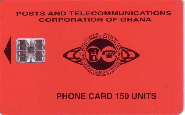 GHANA - Africa - Red Card 150.units ( 50.000 Pcs. - 10/96 ) - Ghana