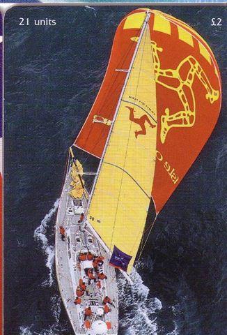 VOILIER ( Isle Of Man - Rare)*** Sailing Boat - Sailboat - Sail - Yacht - Segelboot - Velero - Barca A Vela - Ship Voile - Barcos