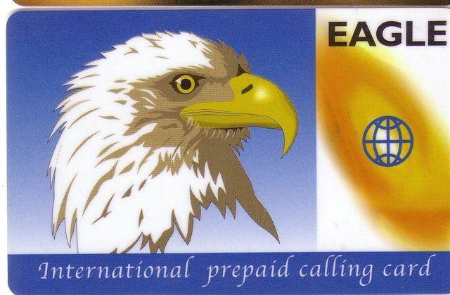 Animals - Fauna - Birds - EAGLE Bird International Prepaid Card - Águilas & Aves De Presa