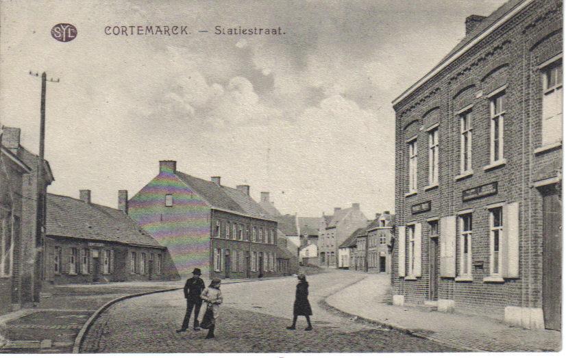 CORTEMARCK  Statiestraat    Feldpost - Kortemark